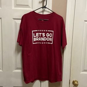 Hanes tshirt burgundy